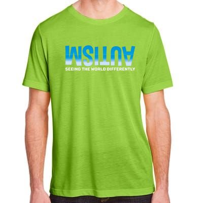 Seeing The World Differently Autism Awareness Gift Adult ChromaSoft Performance T-Shirt