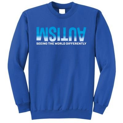 Seeing The World Differently Autism Awareness Gift Sweatshirt