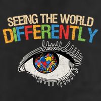 Seeing The World Differently Autism Awareness Gift 11oz C Handle Ceramic Mug