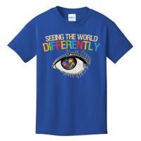 Seeing The World Differently Autism Awareness Gift Kids T-Shirt