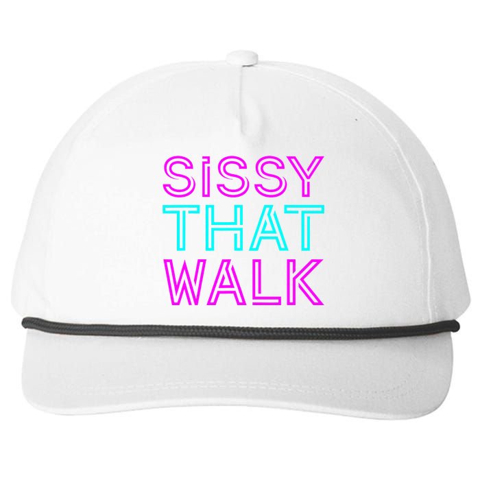 Sissy That Walk Snapback Five-Panel Rope Hat