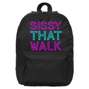 Sissy That Walk 16 in Basic Backpack