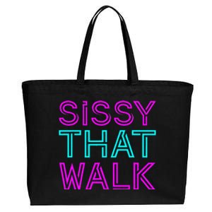 Sissy That Walk Cotton Canvas Jumbo Tote