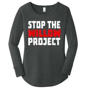 Stop The Willow Project Women's Perfect Tri Tunic Long Sleeve Shirt