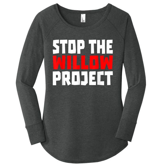 Stop The Willow Project Women's Perfect Tri Tunic Long Sleeve Shirt