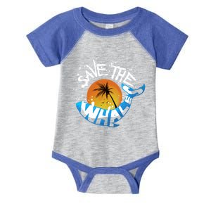 Save The Whales Orca And Killer Whale Gift Infant Baby Jersey Bodysuit