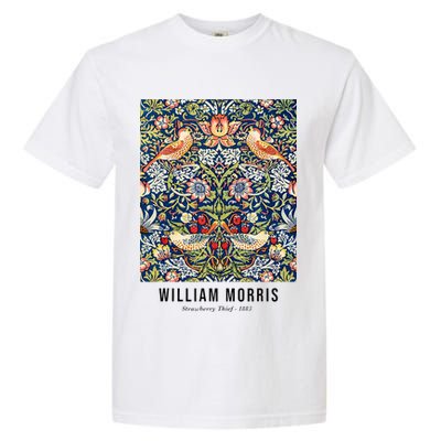 Strawberry Thief William Morris Pattern Vintage Art Garment-Dyed Heavyweight T-Shirt