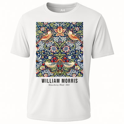 Strawberry Thief William Morris Pattern Vintage Art Performance Shirt