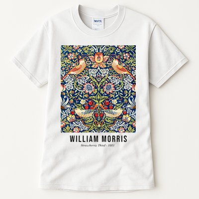 Strawberry Thief William Morris Pattern Vintage Art Tall T-Shirt
