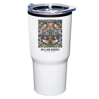 Strawberry Thief William Morris Pattern Vintage Art Tumbler