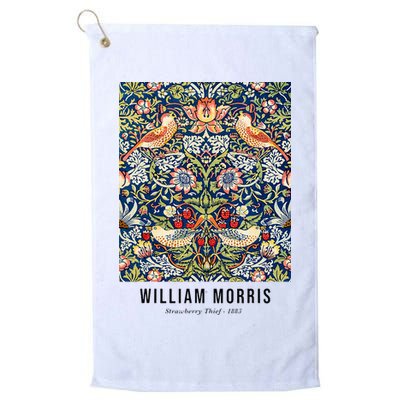 Strawberry Thief William Morris Pattern Vintage Art Golf Towel