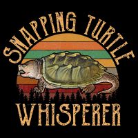 snapping turtle whisperer, snapping turtle Drawstring Bag