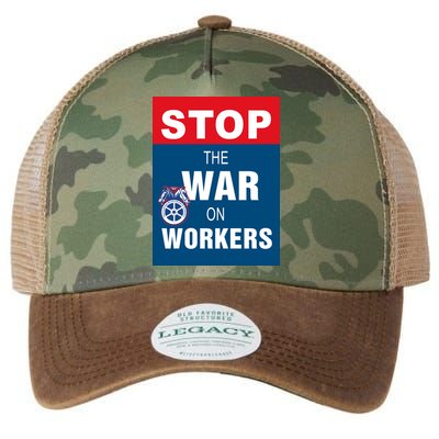 Stop The War On Workers Legacy Tie Dye Trucker Hat
