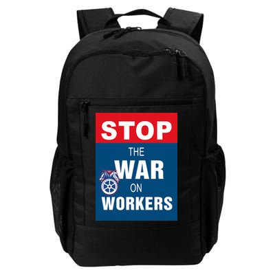 Stop The War On Workers Backpack