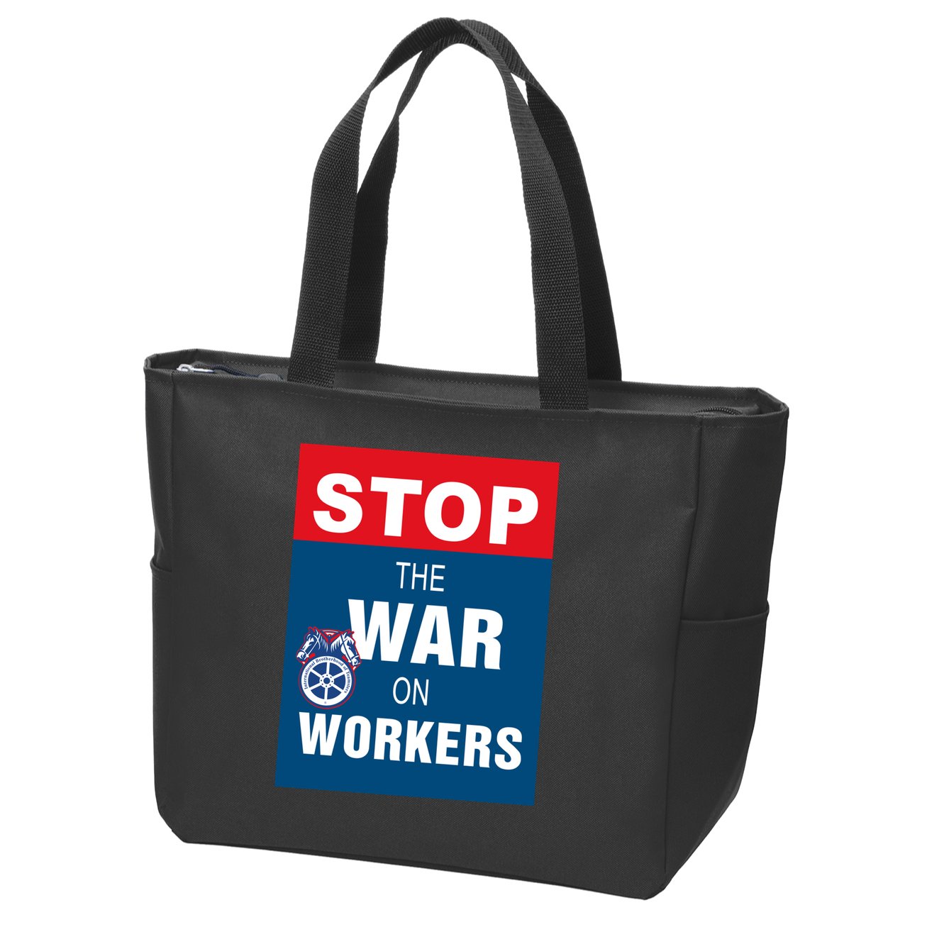 Stop The War On Workers Zip Tote Bag