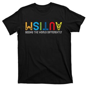 Seeing The World Differently Autism Awareness T-Shirt