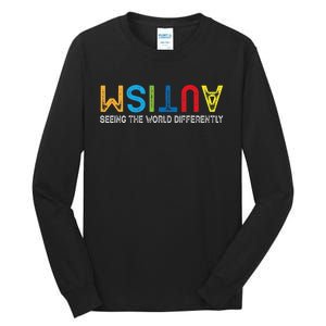 Seeing The World Differently Autism Awareness Tall Long Sleeve T-Shirt