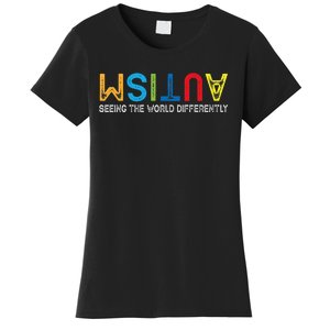 Seeing The World Differently Autism Awareness Women's T-Shirt