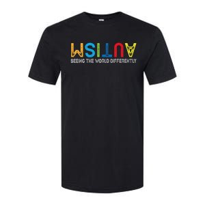 Seeing The World Differently Autism Awareness Softstyle CVC T-Shirt