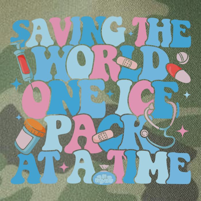 Saving The World One Ice Pack At A Time Legacy Tie Dye Trucker Hat