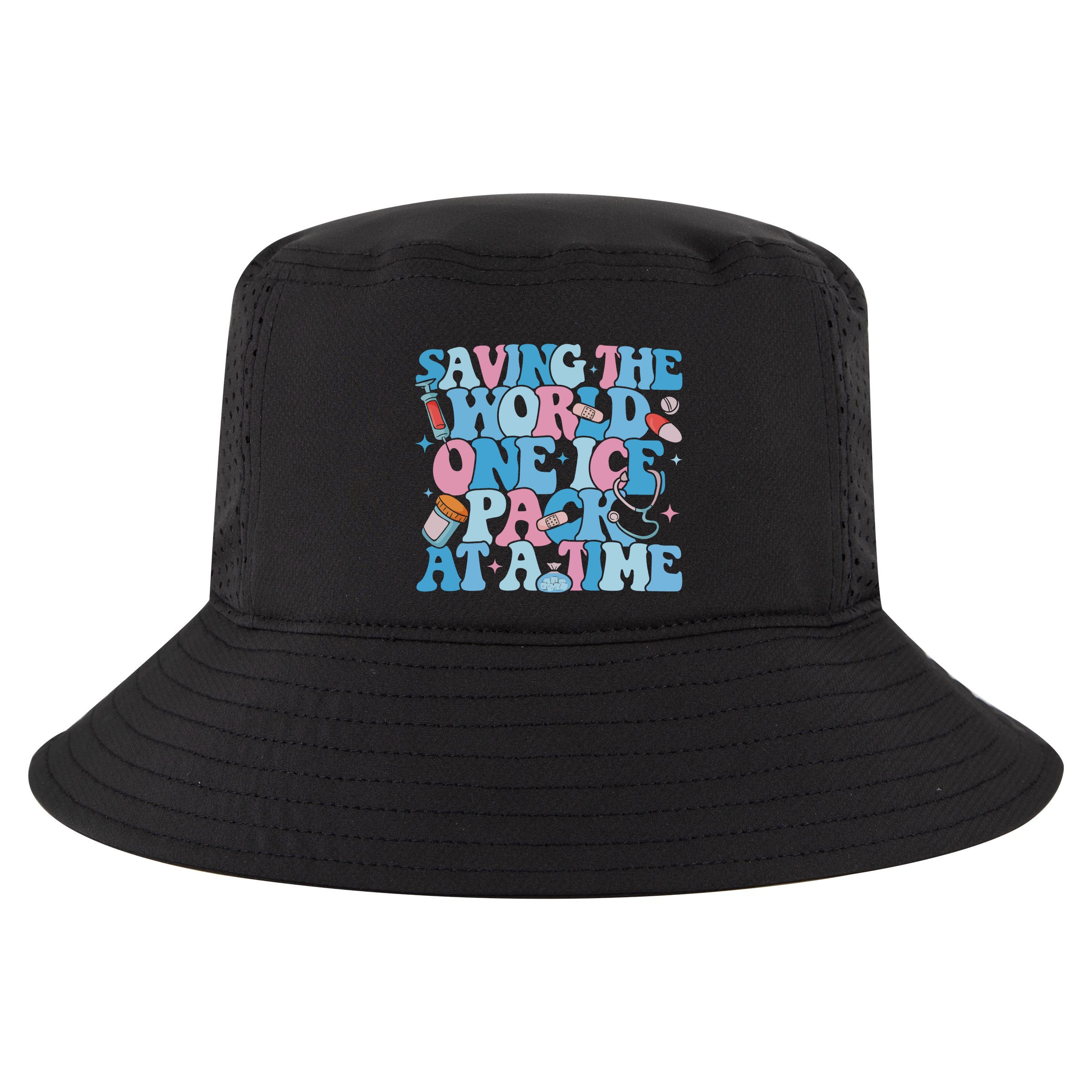 Saving The World One Ice Pack At A Time Cool Comfort Performance Bucket Hat