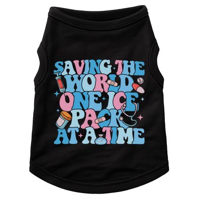 Saving The World One Ice Pack At A Time Doggie Tank