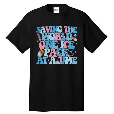 Saving The World One Ice Pack At A Time Tall T-Shirt