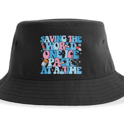 Saving The World One Ice Pack At A Time Sustainable Bucket Hat