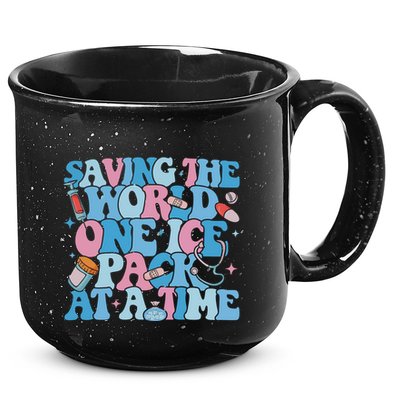 Saving The World One Ice Pack At A Time 15oz Campfire Ceramic Mug