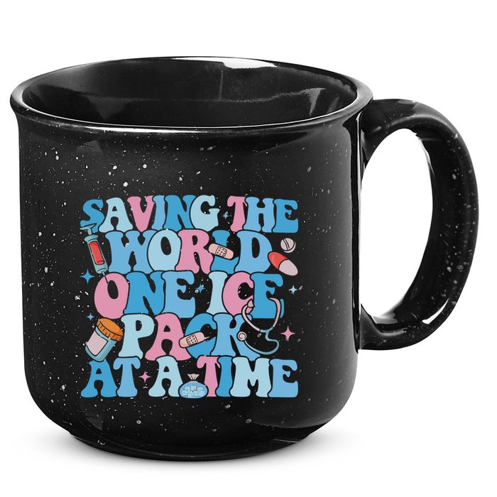 Saving The World One Ice Pack At A Time 15oz Campfire Ceramic Mug