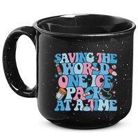 Saving The World One Ice Pack At A Time 15oz Campfire Ceramic Mug