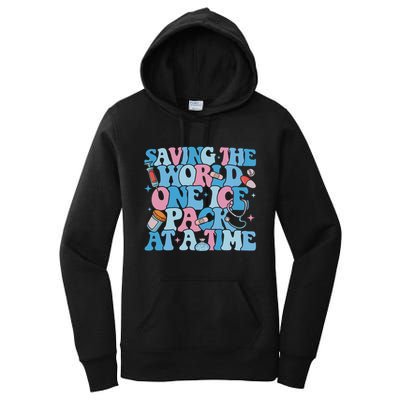 Saving The World One Ice Pack At A Time Women's Pullover Hoodie