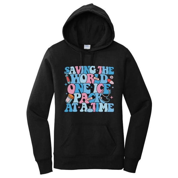 Saving The World One Ice Pack At A Time Women's Pullover Hoodie
