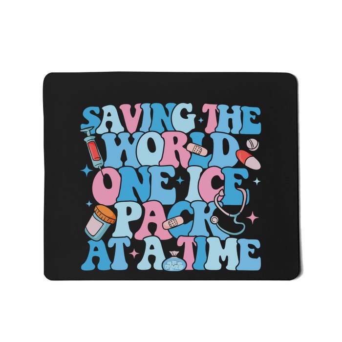 Saving The World One Ice Pack At A Time Mousepad
