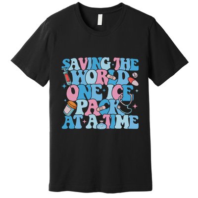 Saving The World One Ice Pack At A Time Premium T-Shirt