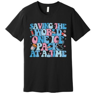 Saving The World One Ice Pack At A Time Premium T-Shirt