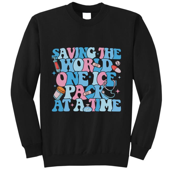 Saving The World One Ice Pack At A Time Tall Sweatshirt