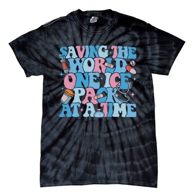 Saving The World One Ice Pack At A Time Tie-Dye T-Shirt