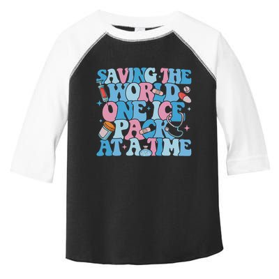 Saving The World One Ice Pack At A Time Toddler Fine Jersey T-Shirt