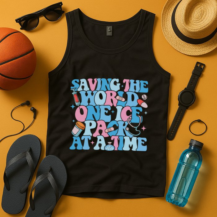 Saving The World One Ice Pack At A Time Tank Top