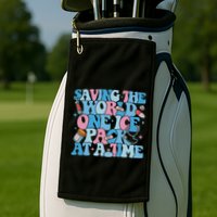 Saving The World One Ice Pack At A Time Golf Towel
