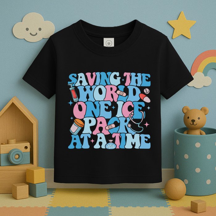 Saving The World One Ice Pack At A Time Toddler T-Shirt