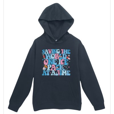 Saving The World One Ice Pack At A Time Urban Pullover Hoodie