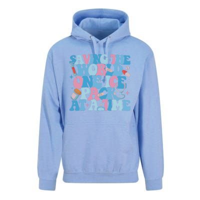 Saving The World One Ice Pack At A Time Unisex Surf Hoodie