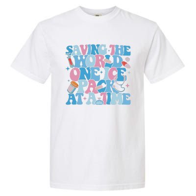 Saving The World One Ice Pack At A Time Garment-Dyed Heavyweight T-Shirt