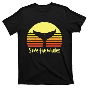 Save The Whales Nautical Ocean Killer Whale Conservation II T-Shirt