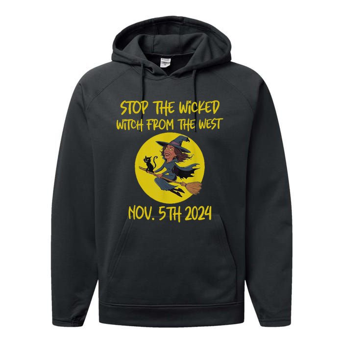 Stop The Wicked Witch From The West Nov. 5th 2024 Performance Fleece Hoodie