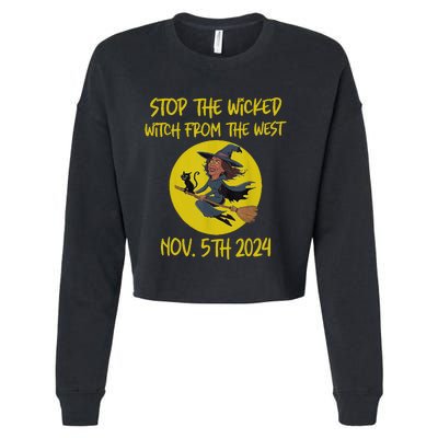 Stop The Wicked Witch From The West Nov. 5th 2024 Cropped Pullover Crew