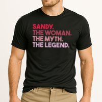 Sandy The Woman The Myth The Legend Personalized Sandy Cooling Performance Crew T-Shirt