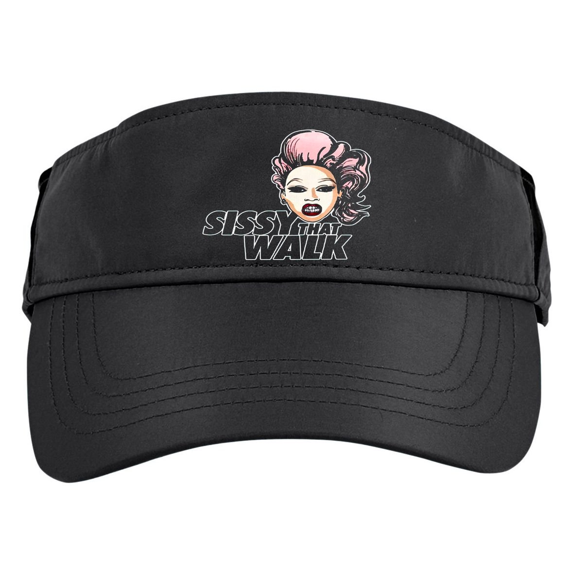 Sissy That Walk Drag Queen LGBT LGBTQ Pride Month Pride Ally Adult Drive Performance Visor